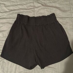 For Days Black High Waisted Shorts